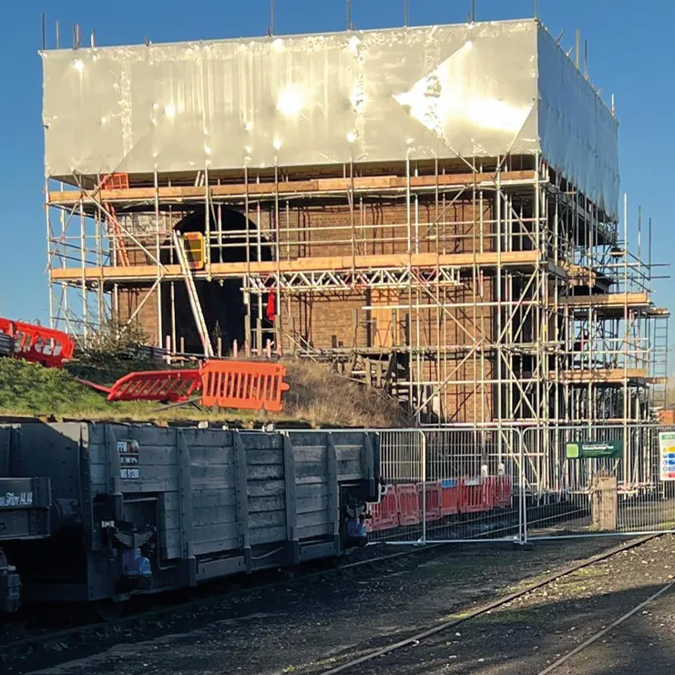 shielded scaffolding